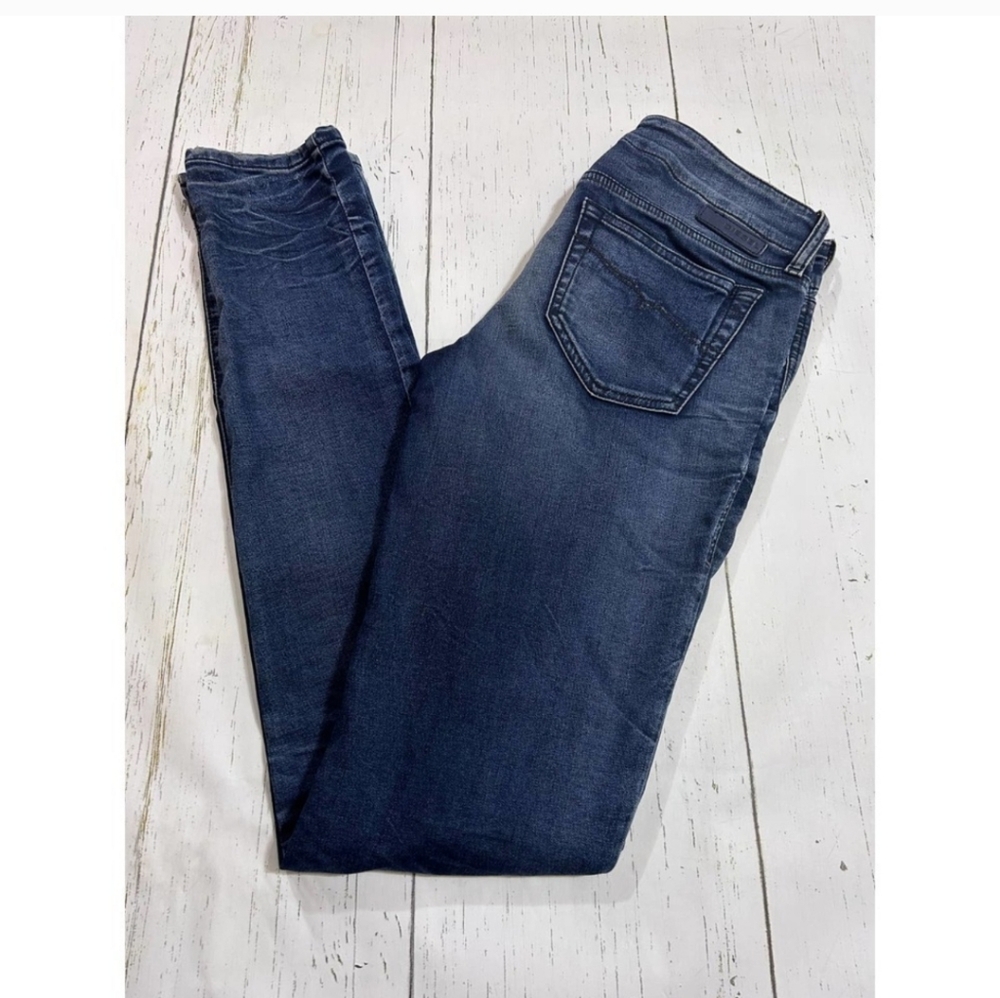 Diesel Grupee Woman Denim and Sweat Pants. Low Rise.